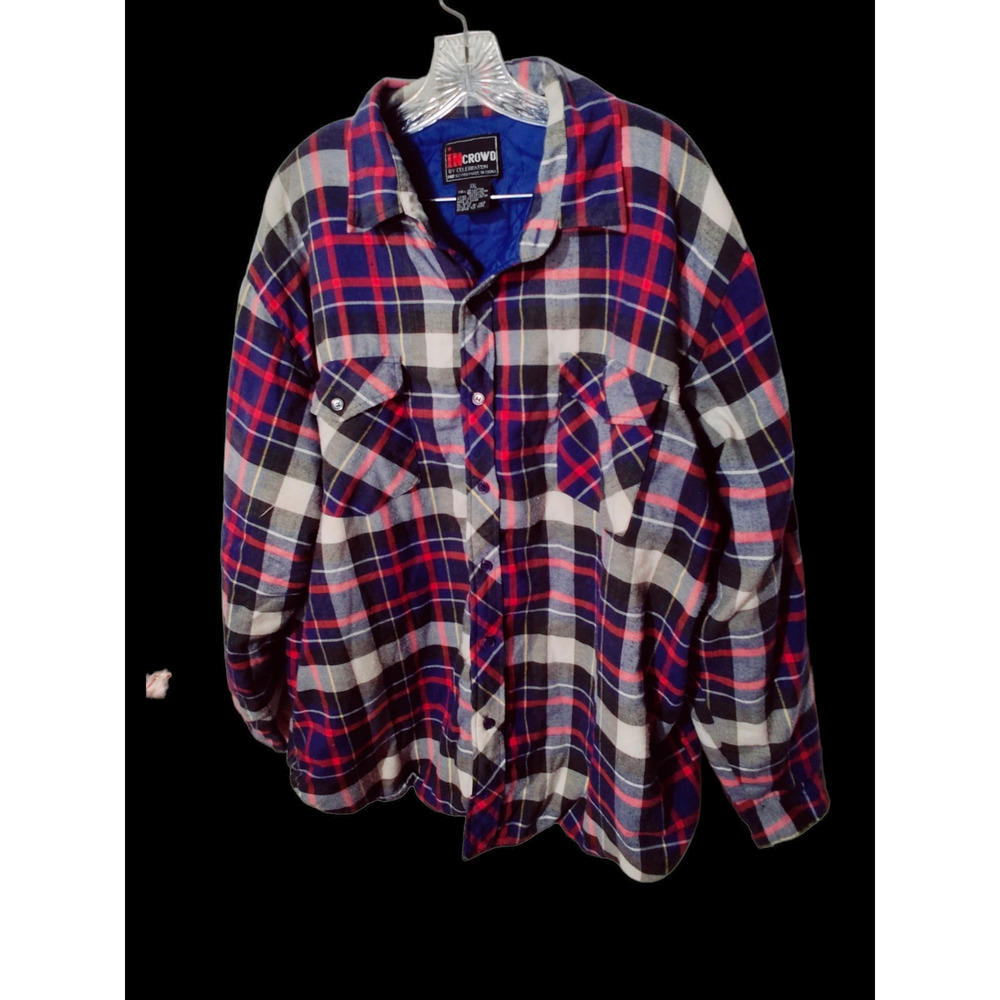 Vintage inCrowd by Celebration Plaid Lightweight Jacket XXL
